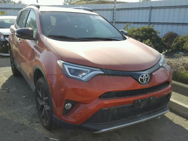 2T3JFREV8GW446186 - 2016 TOYOTA RAV4 SE RED photo 1