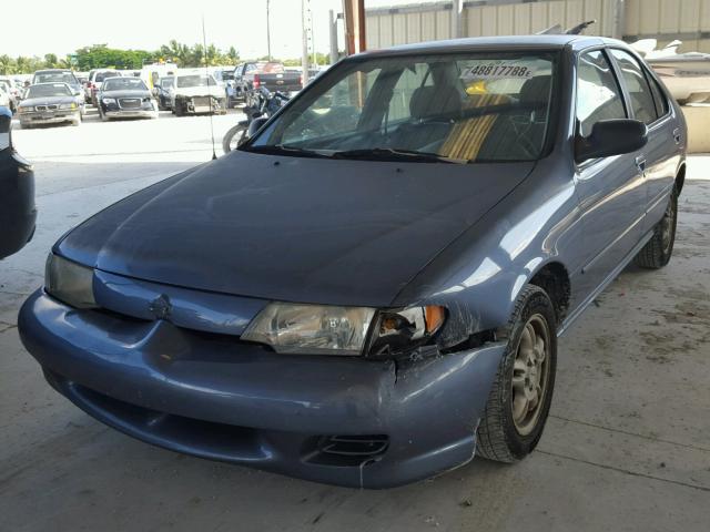 1N4AB41DXXC722680 - 1999 NISSAN SENTRA BAS BLUE photo 2