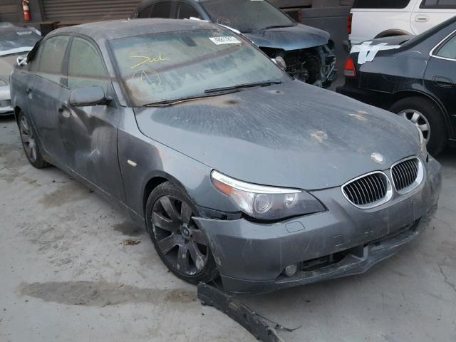 WBANE73587CM47690 - 2007 BMW 530 I CHARCOAL photo 1