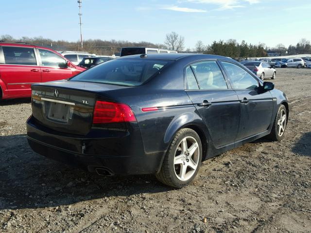 19UUA66205A030385 - 2005 ACURA TL BLACK photo 4