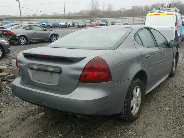 2G2WP552671179502 - 2007 PONTIAC GRAND PRIX GRAY photo 4