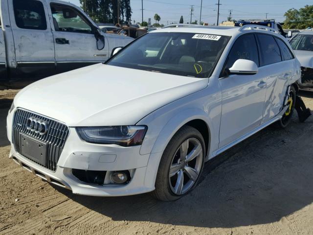 WA1UFAFL9DA241363 - 2013 AUDI A4 ALLROAD WHITE photo 2