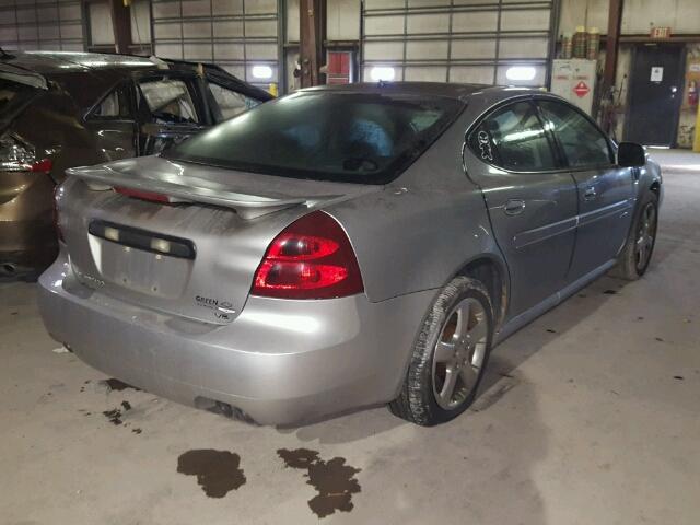 2G2WC55C281122302 - 2008 PONTIAC GRAND PRIX SILVER photo 4