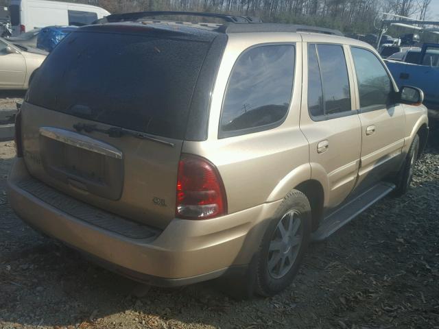 5GAET13PX42227249 - 2004 BUICK RAINIER CX BEIGE photo 4