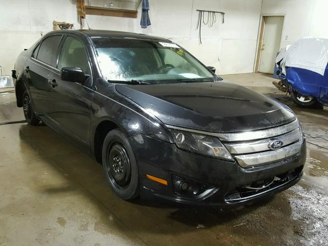 3FAHP0HA8BR220796 - 2011 FORD FUSION SE BLACK photo 1