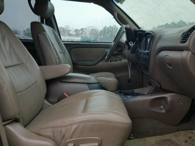 5TDZT34A82S106392 - 2002 TOYOTA SEQUOIA SR TAN photo 5