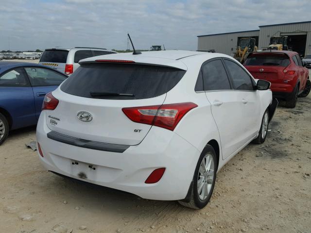 KMHD35LH5EU204473 - 2014 HYUNDAI ELANTRA GT WHITE photo 4