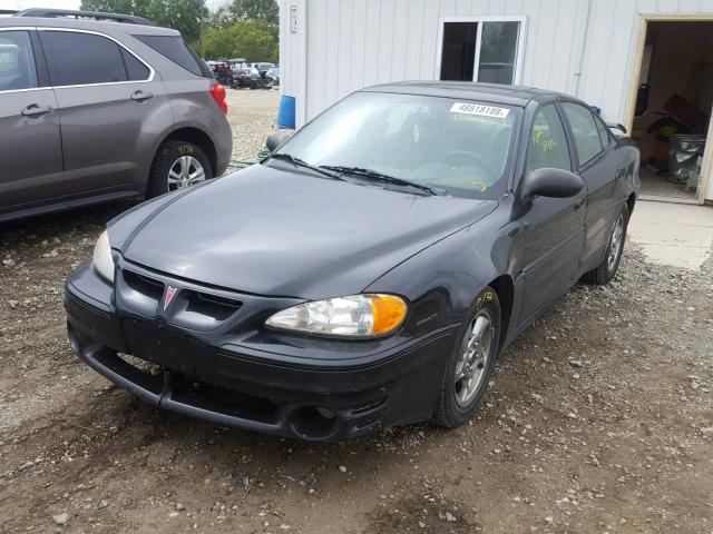 1G2NW52EX3C188348 - 2003 PONTIAC GRAND AM G BLACK photo 2