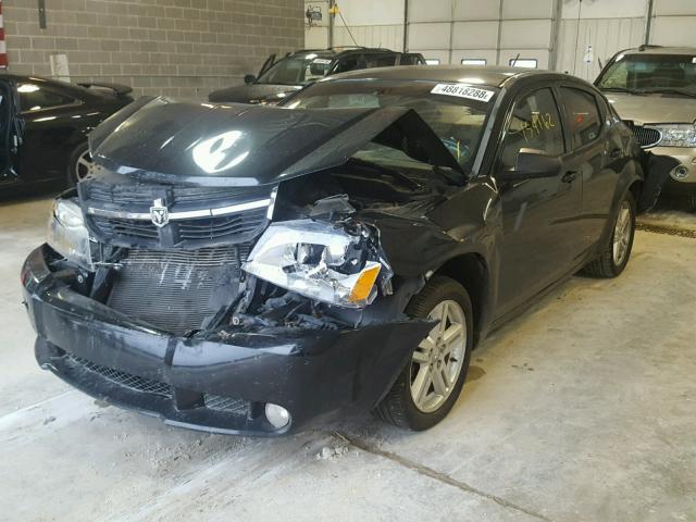 1B3LC56K48N286736 - 2008 DODGE AVENGER SX BLACK photo 2