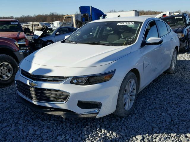 1G1ZD5ST8JF149392 - 2018 CHEVROLET MALIBU LT WHITE photo 2