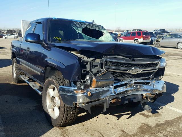 1GCEC19TX6Z144630 - 2006 CHEVROLET SILVERADO BLUE photo 1