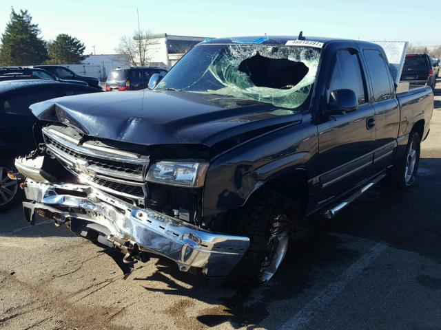 1GCEC19TX6Z144630 - 2006 CHEVROLET SILVERADO BLUE photo 2