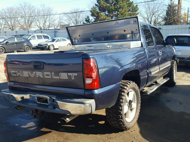 1GCEC19TX6Z144630 - 2006 CHEVROLET SILVERADO BLUE photo 4