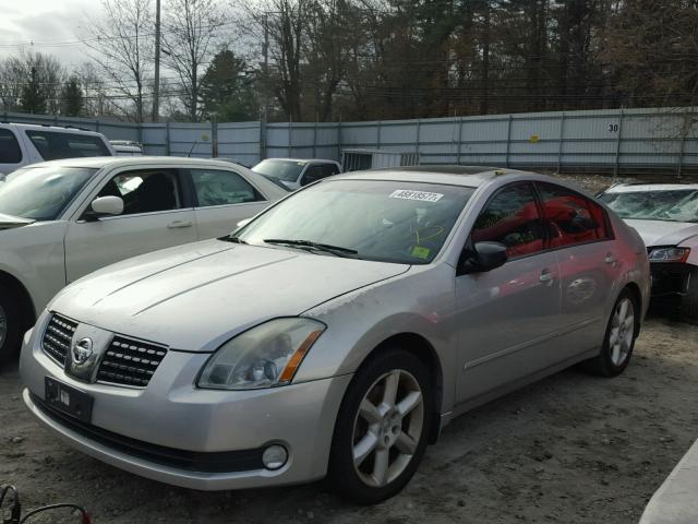 1N4BA41E64C845582 - 2004 NISSAN MAXIMA SE SILVER photo 2