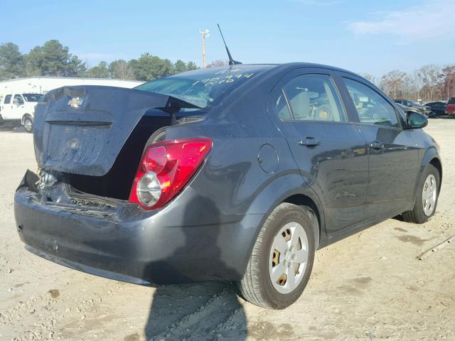 1G1JA5SH0D4179813 - 2013 CHEVROLET SONIC LS CHARCOAL photo 4