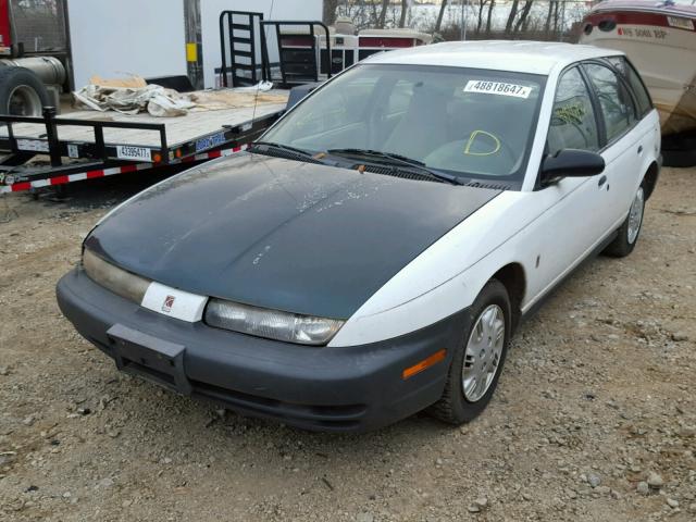 1G8ZH8287XZ318733 - 1999 SATURN SW1 WHITE photo 2