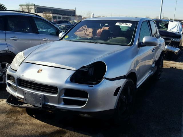 WP1AB29P94LA72120 - 2004 PORSCHE CAYENNE S SILVER photo 2