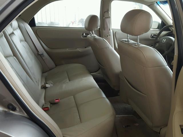 1YVGF22D715202079 - 2001 MAZDA 626 ES BEIGE photo 6