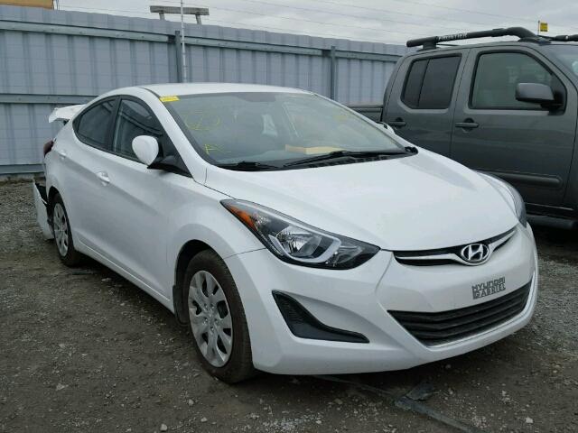 5NPDH4AE2FH646700 - 2015 HYUNDAI ELANTRA SE WHITE photo 1