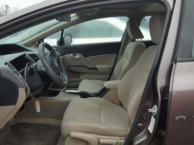 19XFB2F83CE340560 - 2012 HONDA CIVIC EX GRAY photo 5