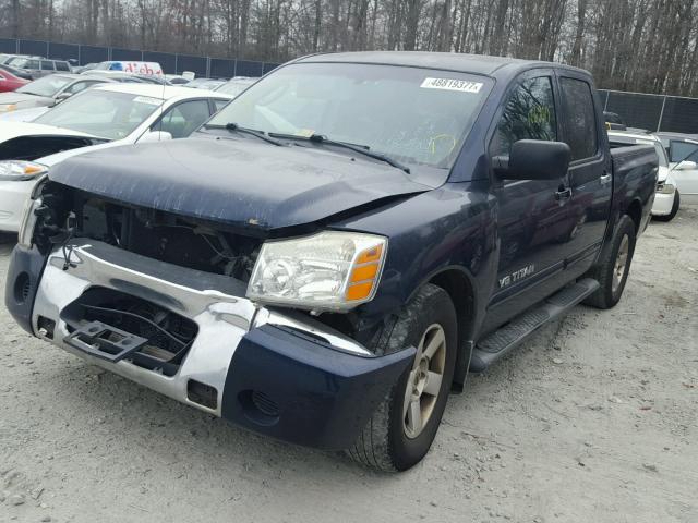 1N6BA07AX6N551047 - 2006 NISSAN TITAN XE BLUE photo 2