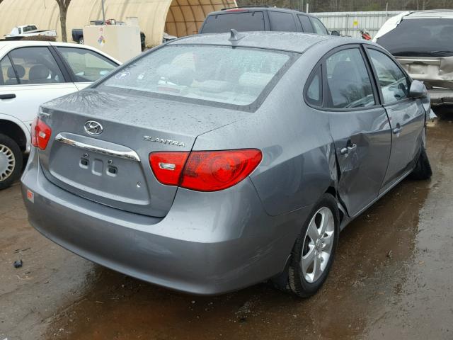 KMHDU4AD3AU875562 - 2010 HYUNDAI ELANTRA BL GRAY photo 4