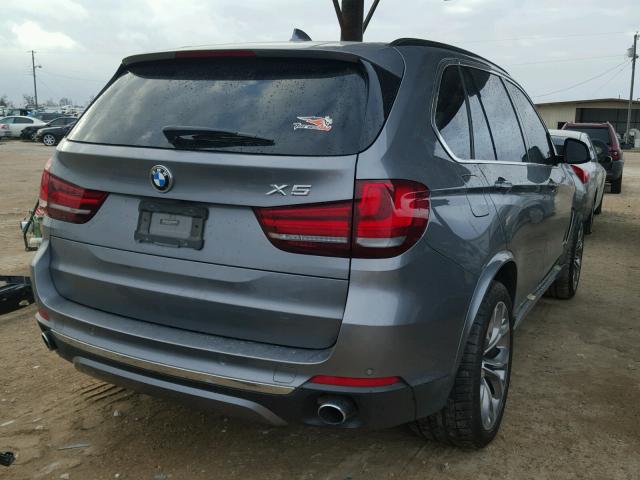 5UXKR2C50G0R73017 - 2016 BMW X5 SDRIVE3 GRAY photo 4