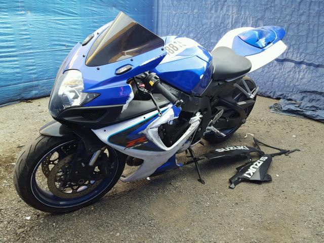 JS1GN7DA162105682 - 2006 SUZUKI GSX-R600 K BLUE photo 2