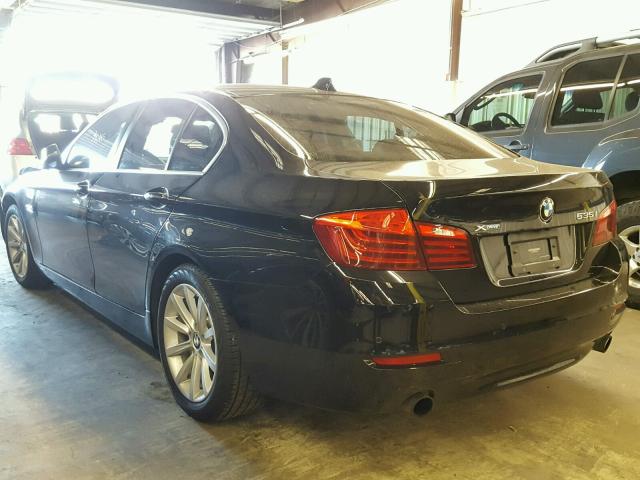 WBA5B3C58ED536135 - 2014 BMW 535 XI BLACK photo 3