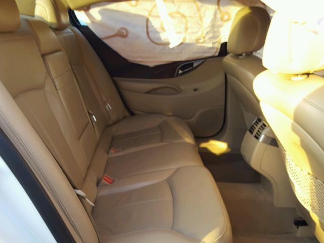 1G4GC5ED7BF186792 - 2011 BUICK LACROSSE C WHITE photo 6