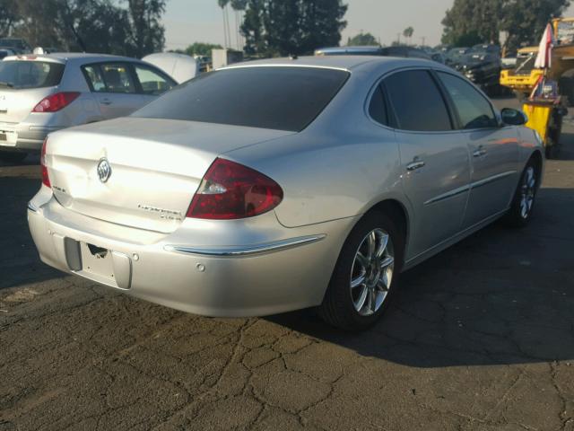 2G4WE567751172143 - 2005 BUICK LACROSSE C SILVER photo 4