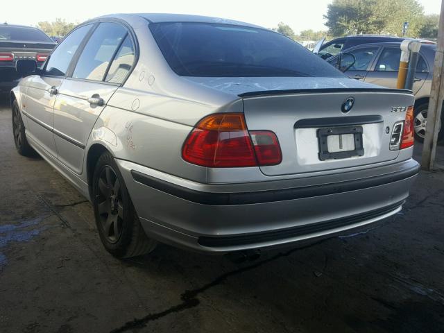 WBAAV33491FV05620 - 2001 BMW 325 I SILVER photo 3