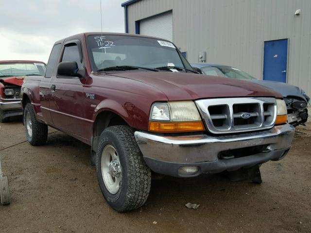 1FTZR15V7YPA08235 - 2000 FORD RANGER SUP MAROON photo 1