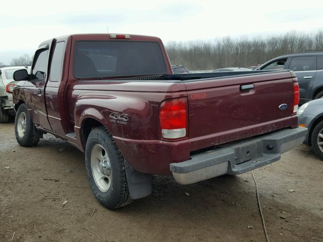 1FTZR15V7YPA08235 - 2000 FORD RANGER SUP MAROON photo 3