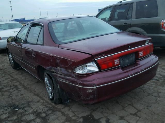 2G4WY52M3X1534958 - 1999 BUICK CENTURY LI BURGUNDY photo 3