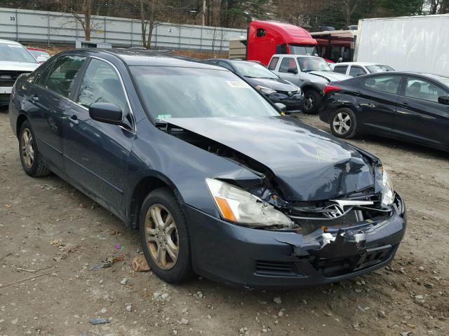 1HGCM56376A167136 - 2006 HONDA ACCORD SE CHARCOAL photo 1