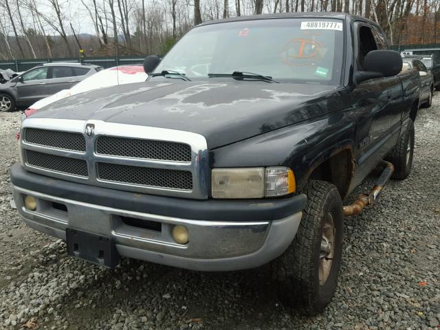 3B7HF13Z01M279059 - 2001 DODGE RAM 1500 BLACK photo 2