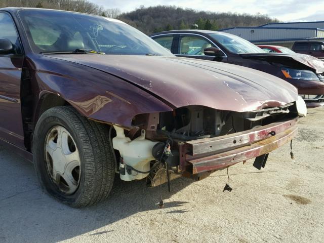 2G1WX12K839194029 - 2003 CHEVROLET MONTE CARL BURGUNDY photo 9