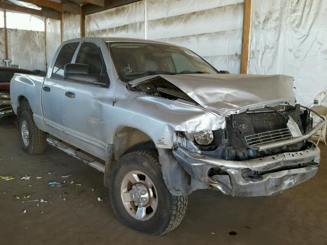 3D3KU28C54G263150 - 2004 DODGE RAM 2500 S SILVER photo 1