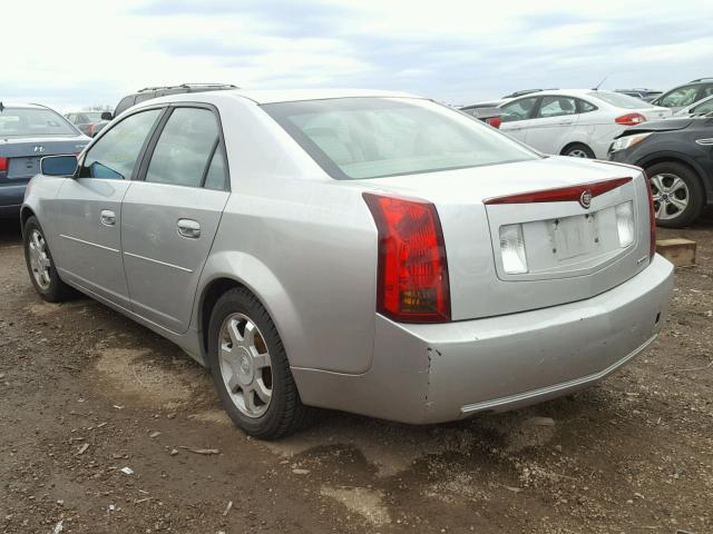 1G6DM577540103249 - 2004 CADILLAC CTS SILVER photo 3