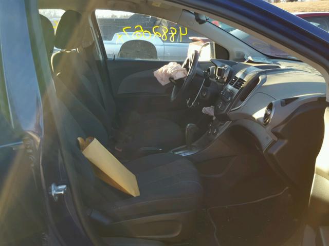 1G1JC6SH2D4144822 - 2013 CHEVROLET SONIC LT Mavi foto 5