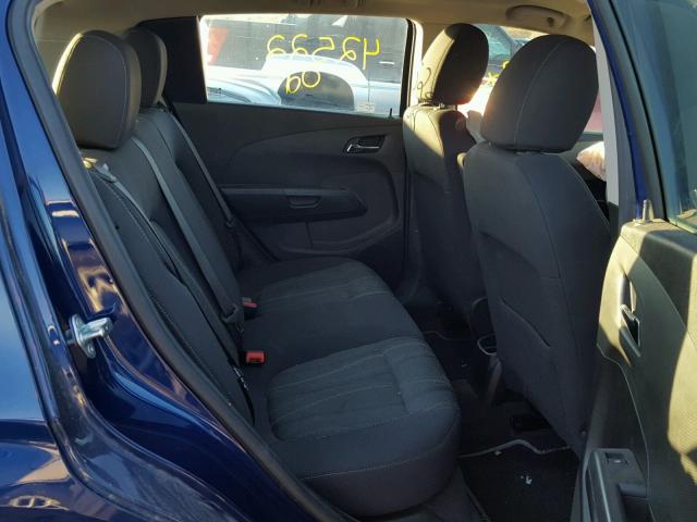 1G1JC6SH2D4144822 - 2013 CHEVROLET SONIC LT Mavi foto 6
