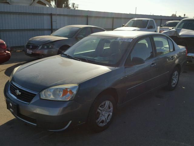 1G1ZS51F06F133602 - 2006 CHEVROLET MALIBU LS ნაცრისფერი ფოტო 2