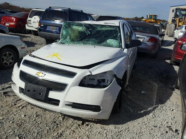 1G1ZA5E08CF385571 - 2012 CHEVROLET MALIBU LS WHITE photo 2