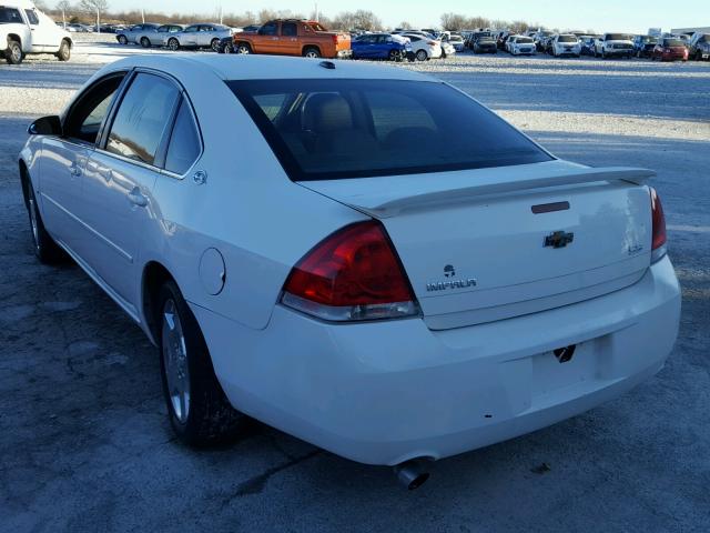 2G1WD58C369183427 - 2006 CHEVROLET IMPALA SUP WHITE photo 3