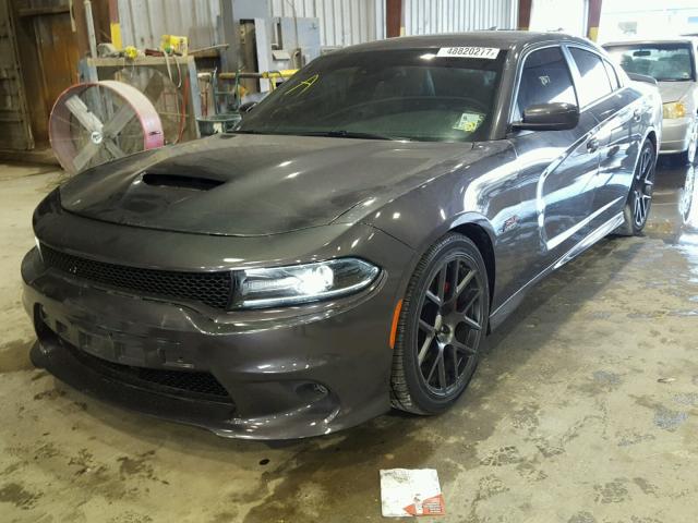 2C3CDXGJ4GH347222 - 2016 DODGE CHARGER R/ CHARCOAL photo 2