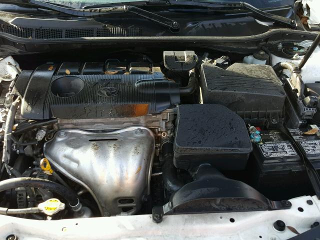 4T1BF3EK0BU741081 - 2011 TOYOTA CAMRY BASE WHITE photo 7