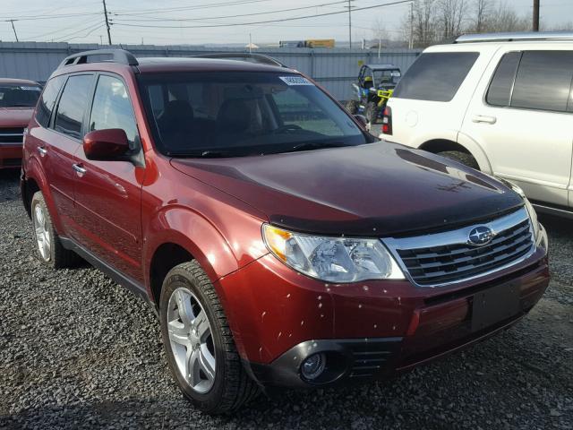 JF2SH64659H781407 - 2009 SUBARU FORESTER 2 BURGUNDY photo 1