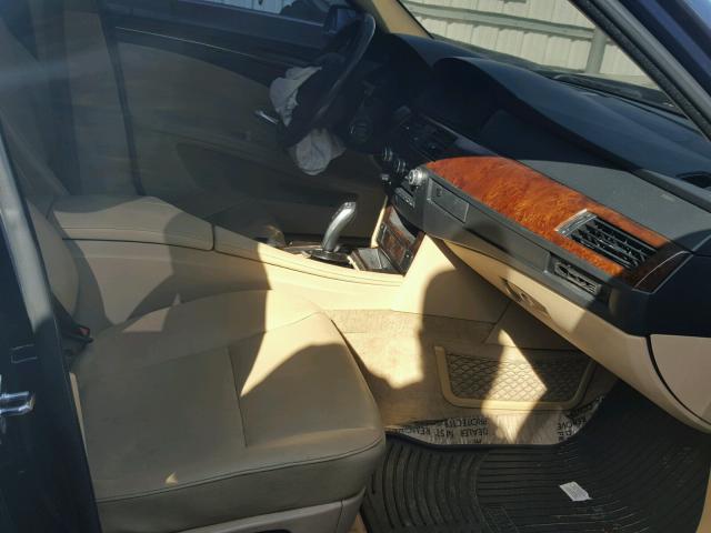 WBANU53578C114163 - 2008 BMW 528 I BLUE photo 5