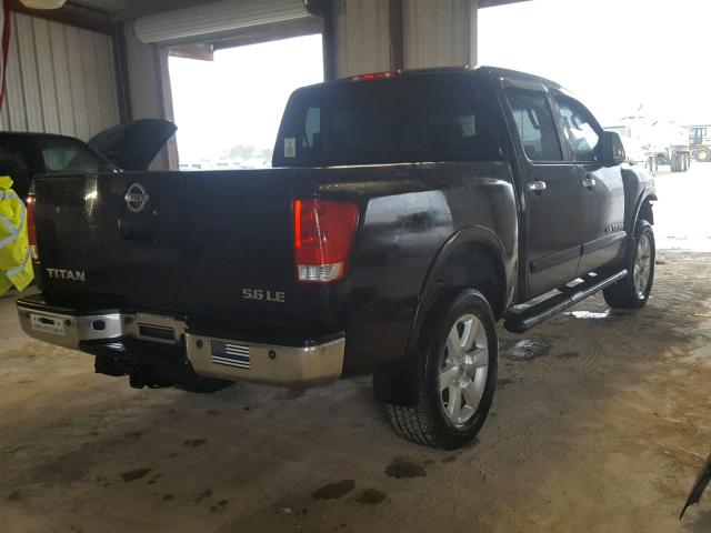 1N6BA07C68N311482 - 2008 NISSAN TITAN XE BLACK photo 4